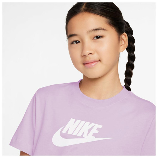 Nike Παιδική κοντομάνικη μπλούζα Sportswear Futura Cropped T-Shirt